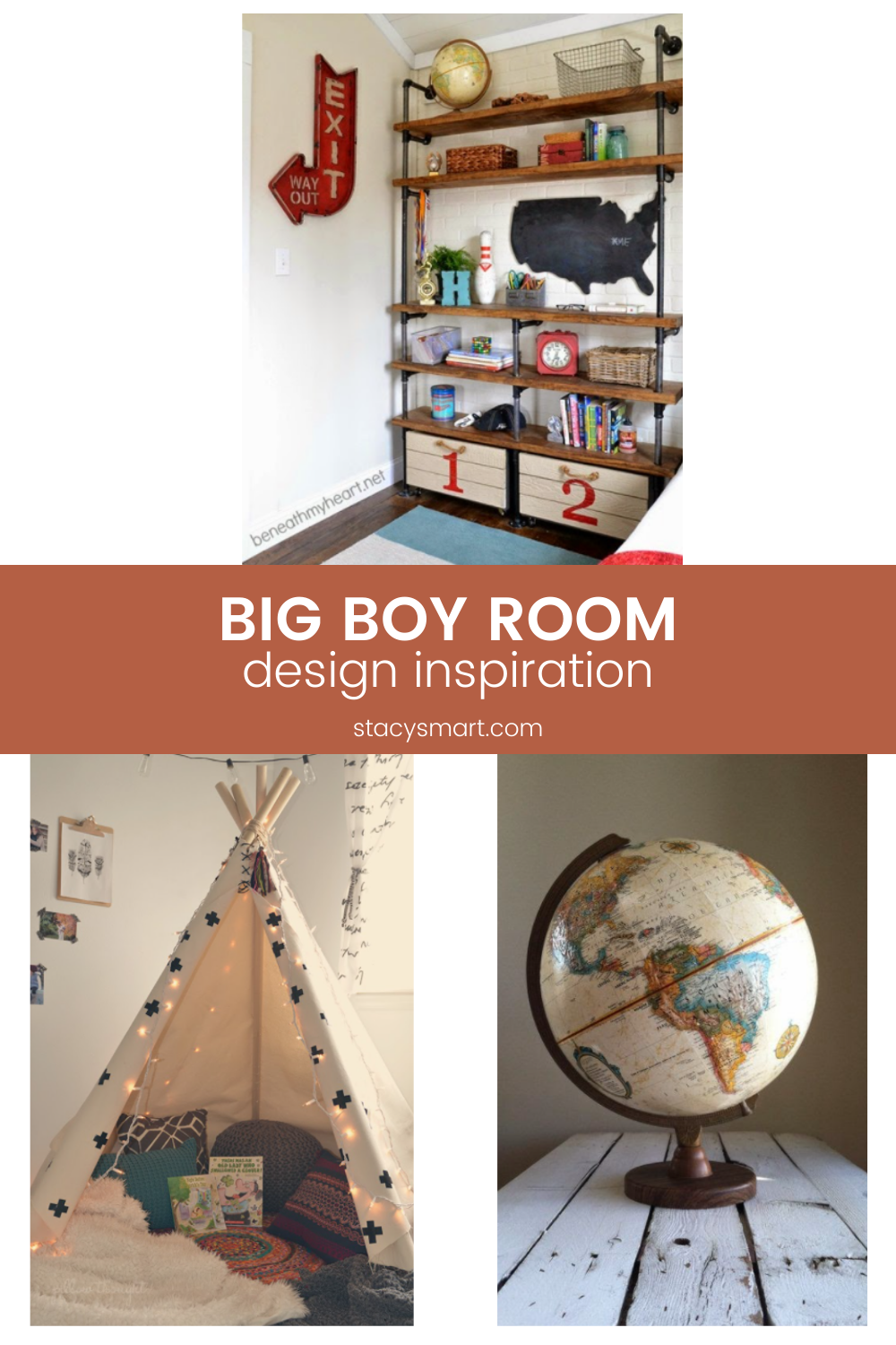 Big Boy Room {Design Inspiration} - Stacy Smart | Home & Lifestyle Creator